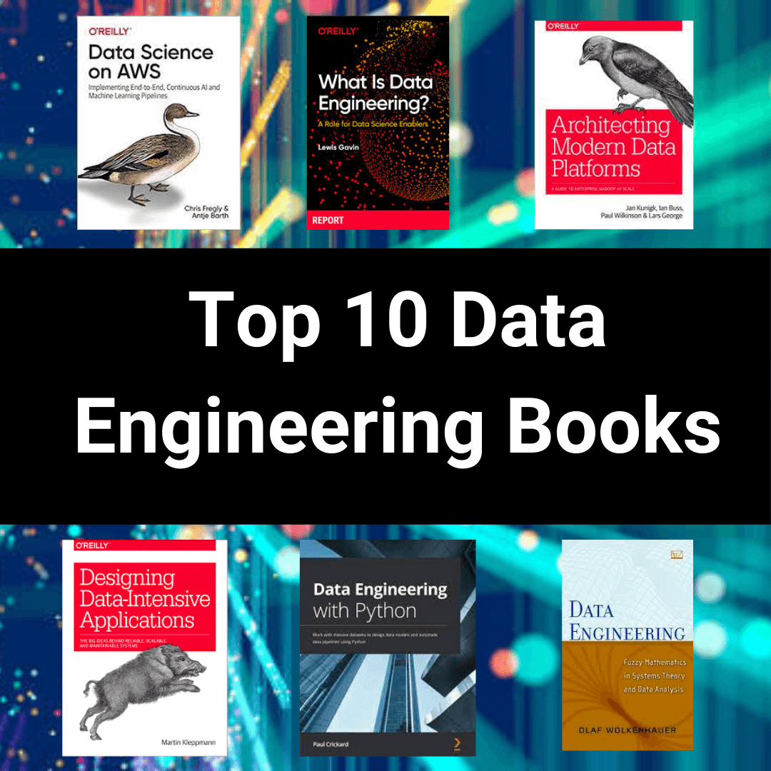 Cover Image for Top 10 Data Engineering Books
