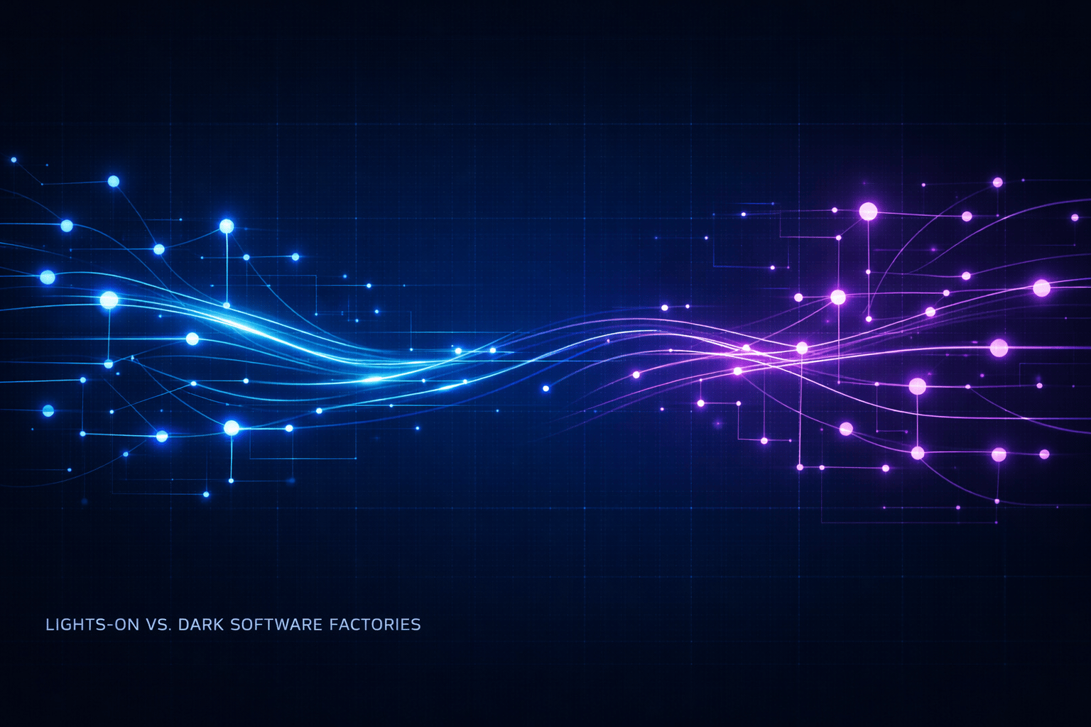 Cover Image for Lights-On vs. Dark Software Factories
