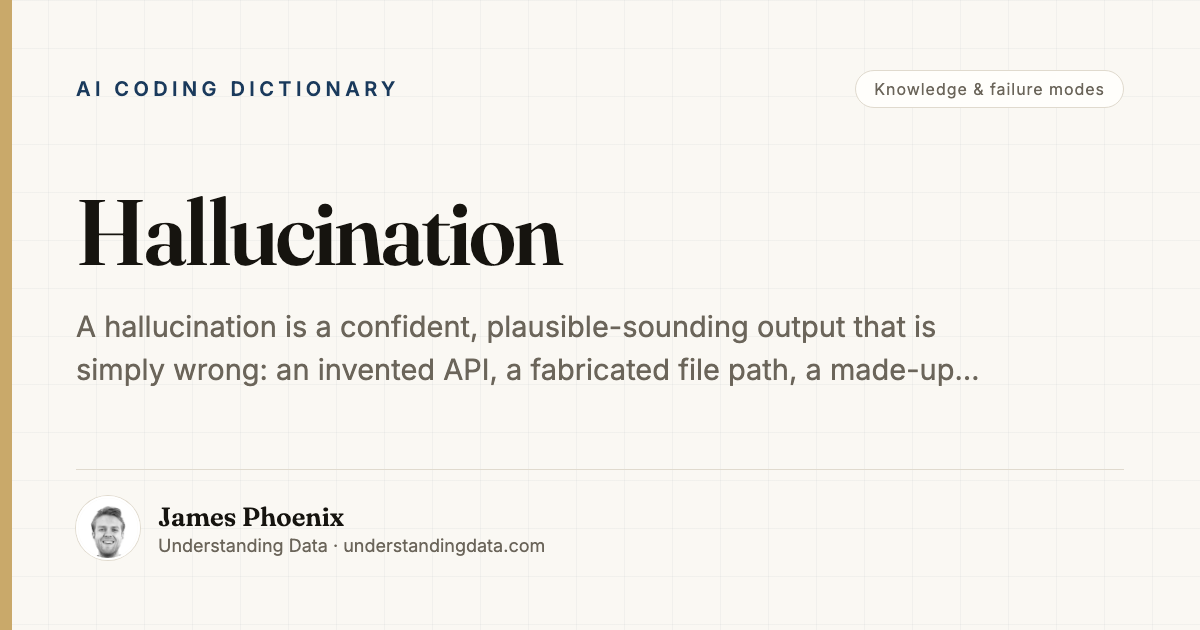 Hallucination - AI Coding Dictionary | Understanding Data